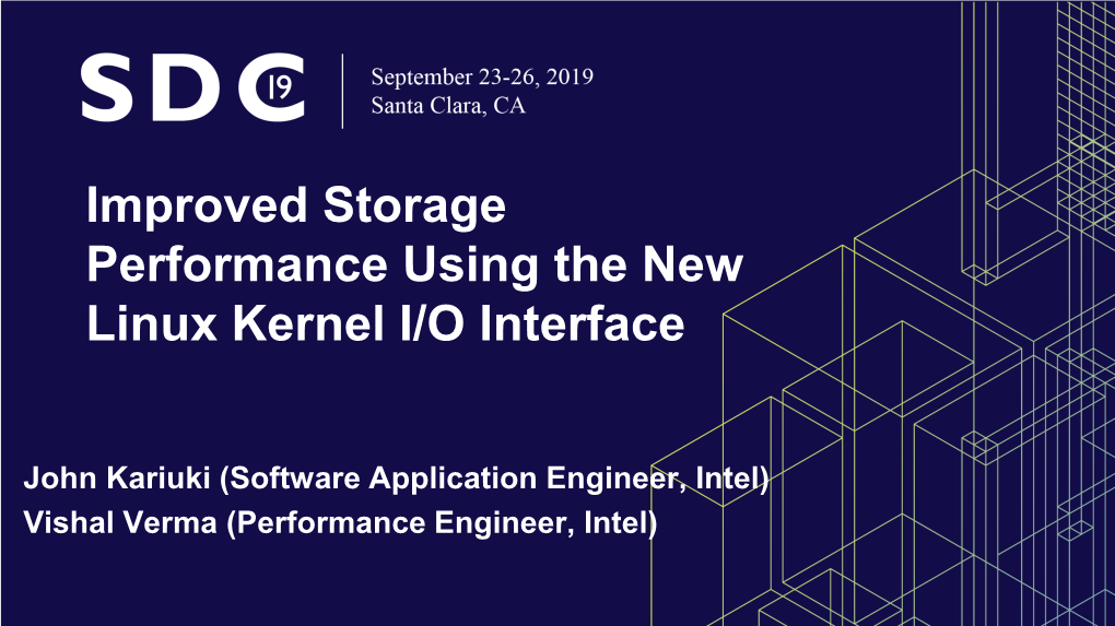 Improved Storage Performance Using the New Linux Kernel I/O Interface