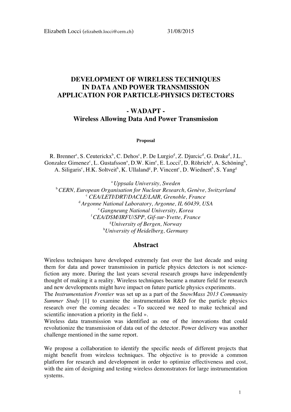 Development of Wireless Techniques in Data and Power Transmission Application for Particle-Physics Detectors