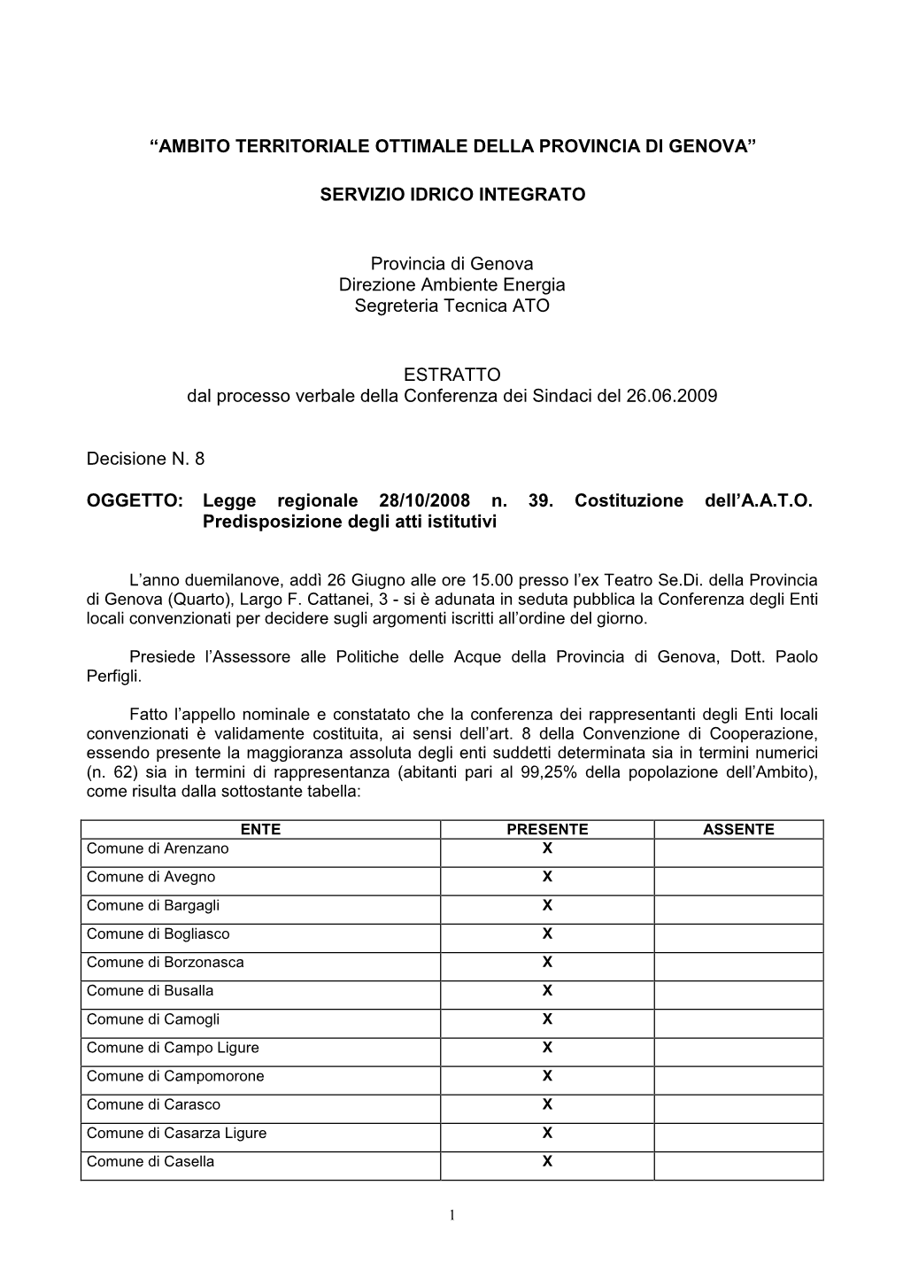 Dec 8 - Predisposizione Degli Atti Istitutivi.Doc