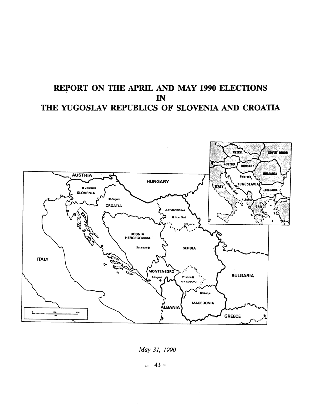 April and May 1990 Elections in Slovenia