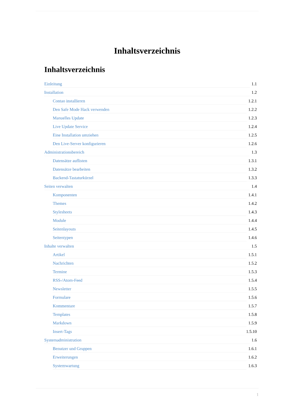 Handbuch Für Contao 3.5