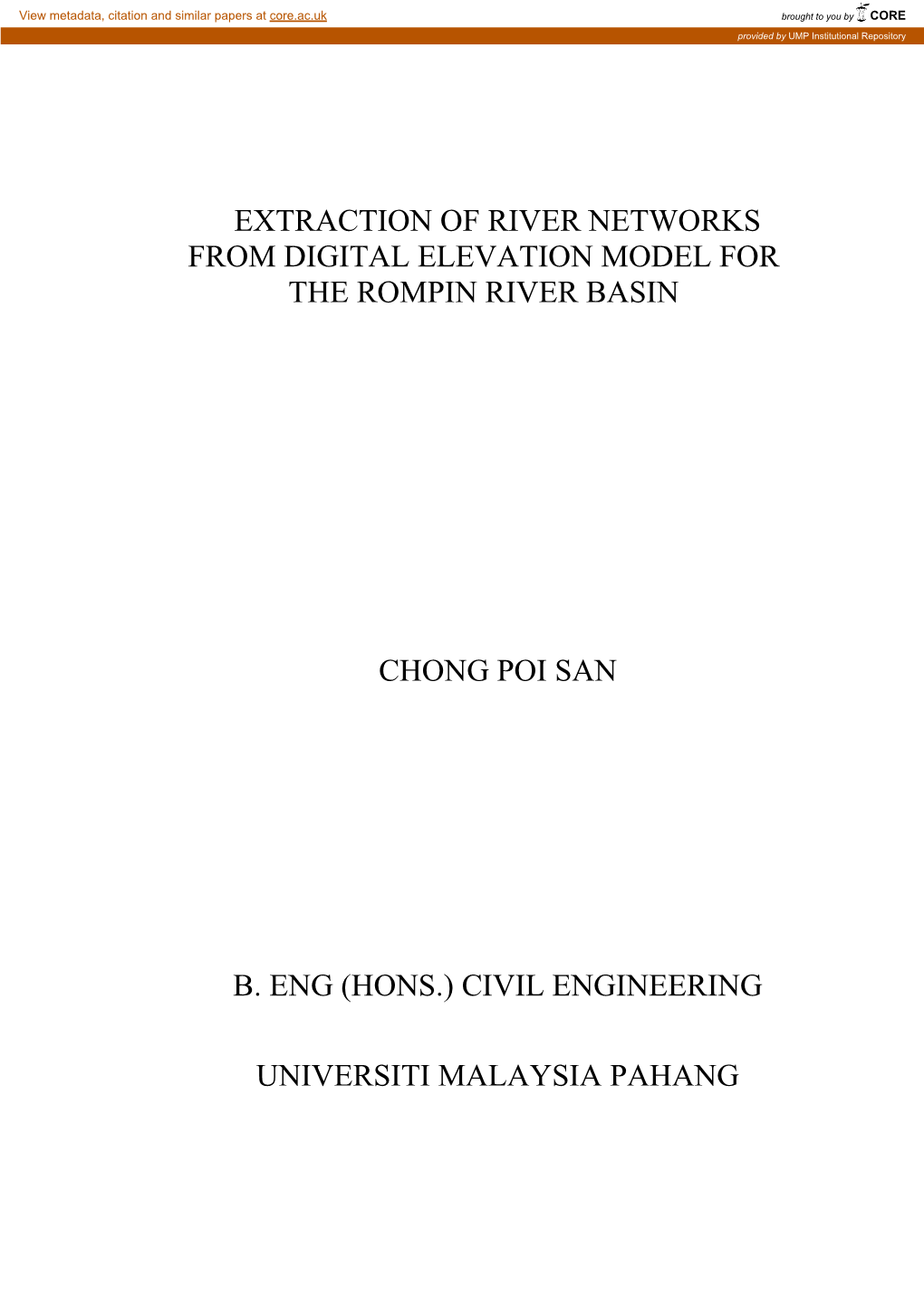 UMP Thesis Template