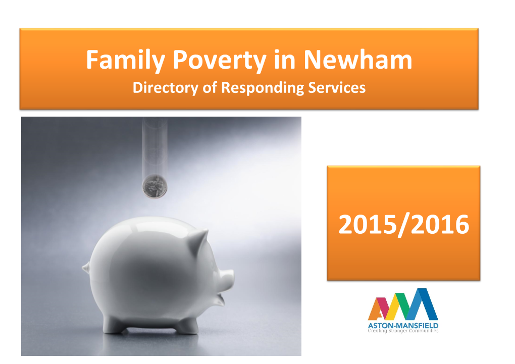 Family Poverty in Newham 2015/2016