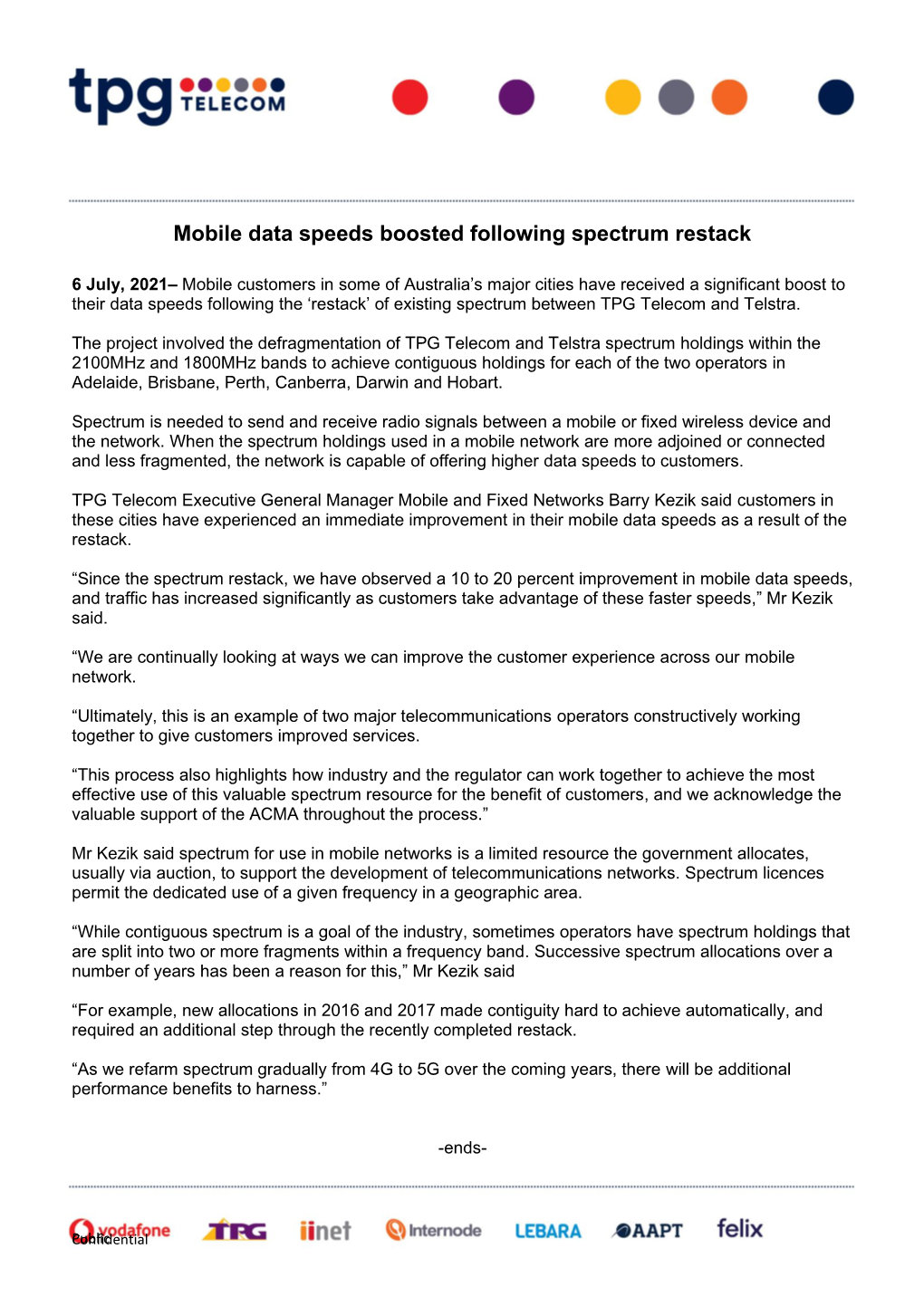 Mobile Data Speeds Boosted Following Spectrum Restack