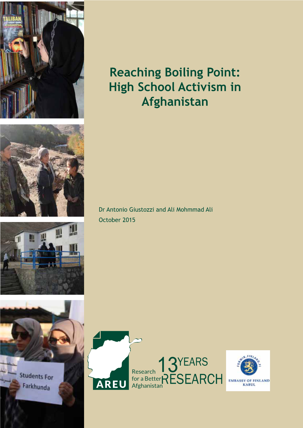Reaching Boiling Point: High School Activism in Afghanistan