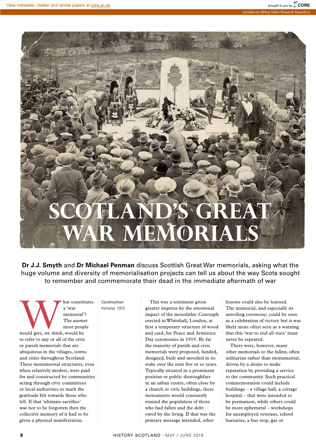 Scotland's Great WAR Memorials