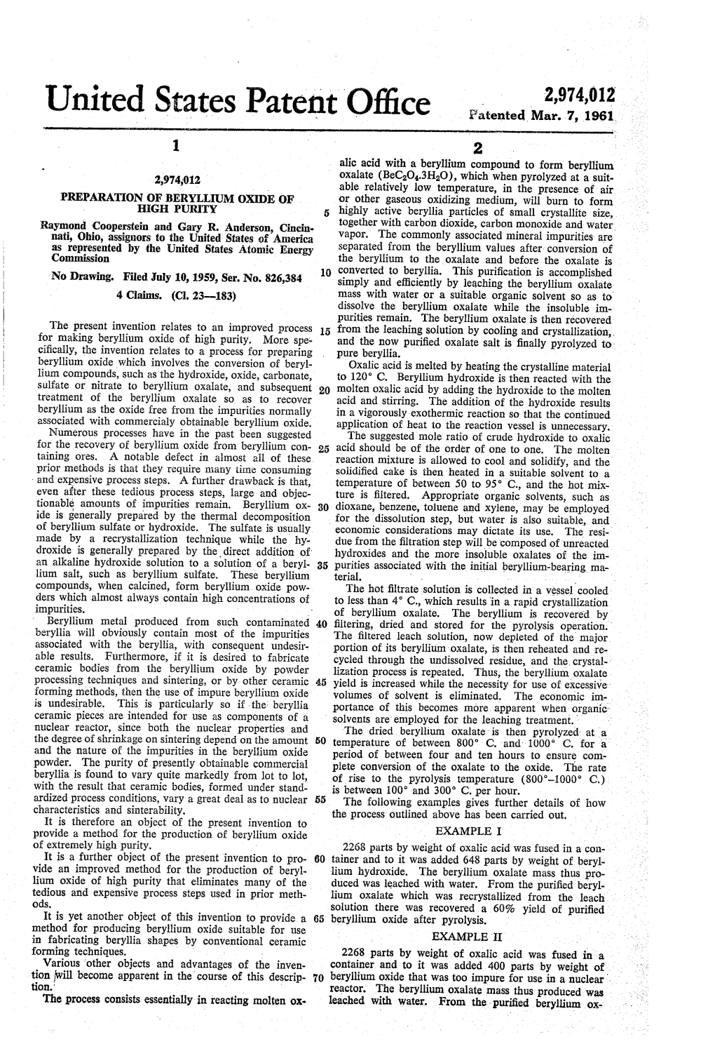 United States Patent 0 ICC Stamina