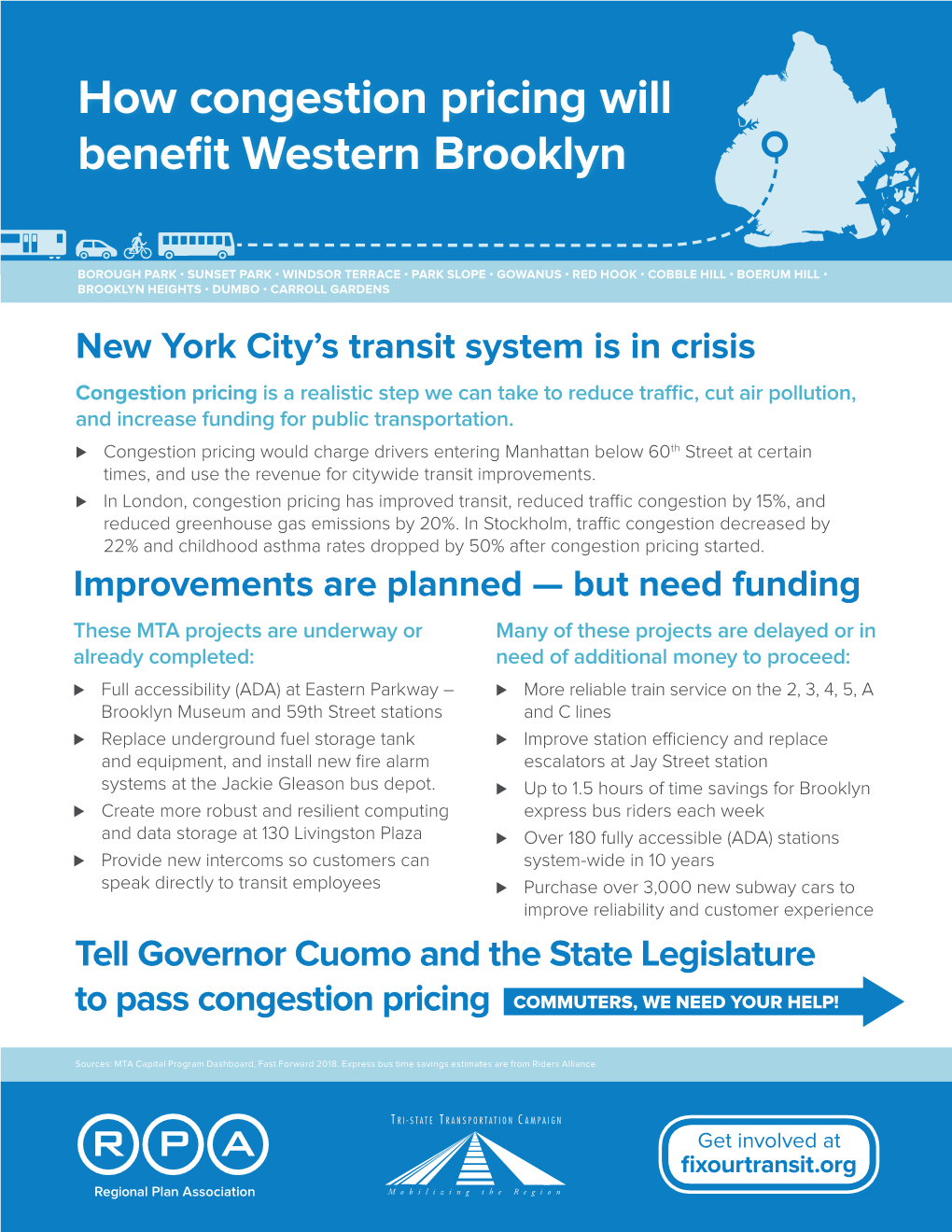 How Congestion Pricing Will Benefit Western Brooklyn