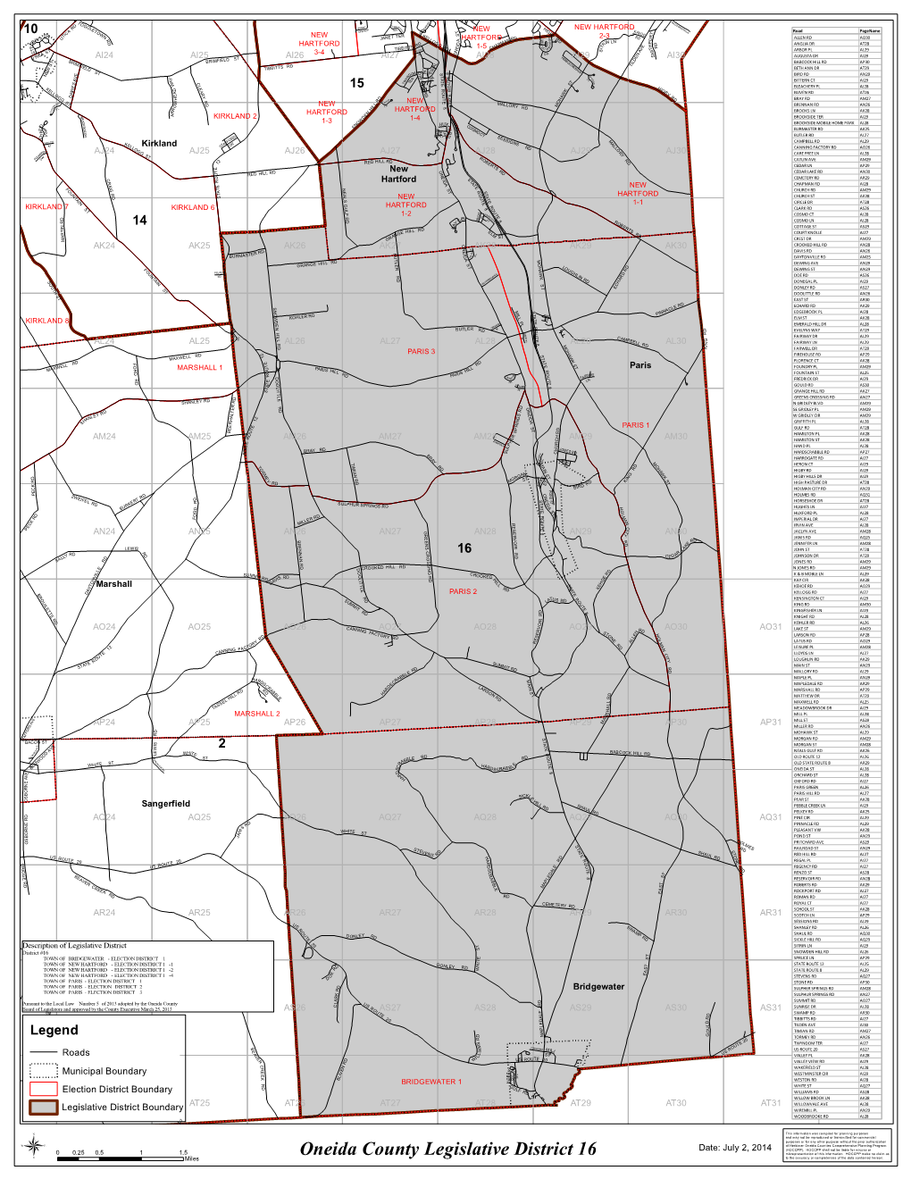 Oneida County Legislative District 16