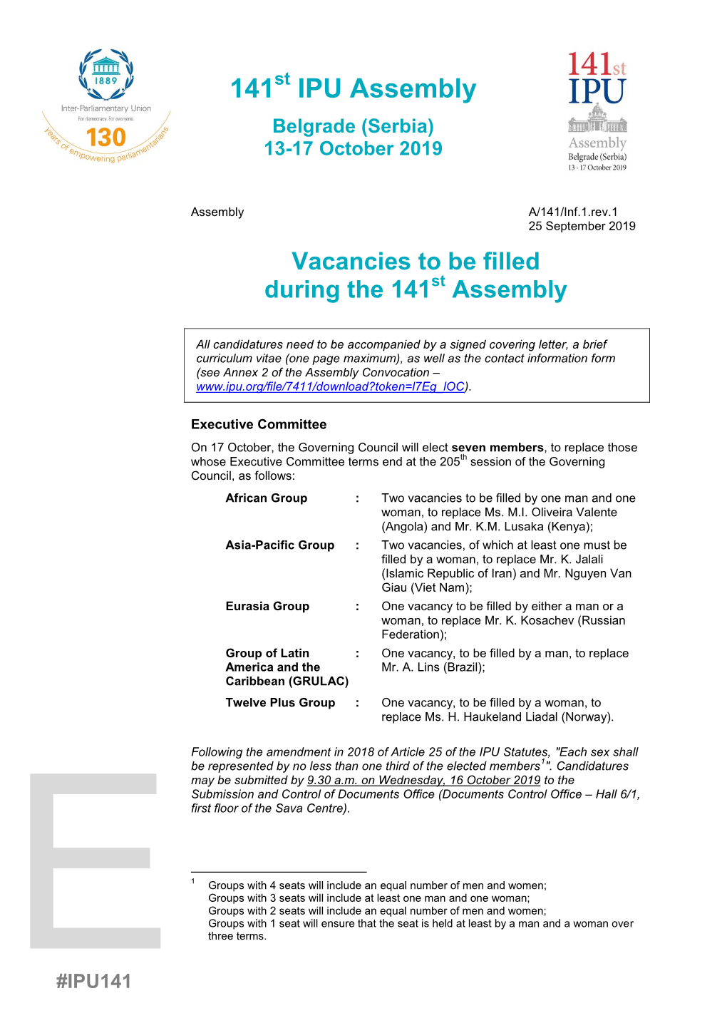 141 IPU Assembly