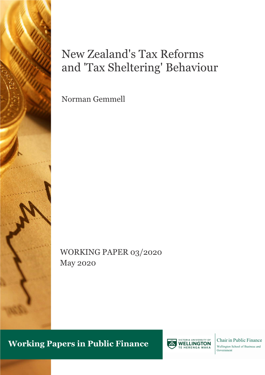 New Zealand's Tax Reforms and 'Tax Sheltering' Behaviour