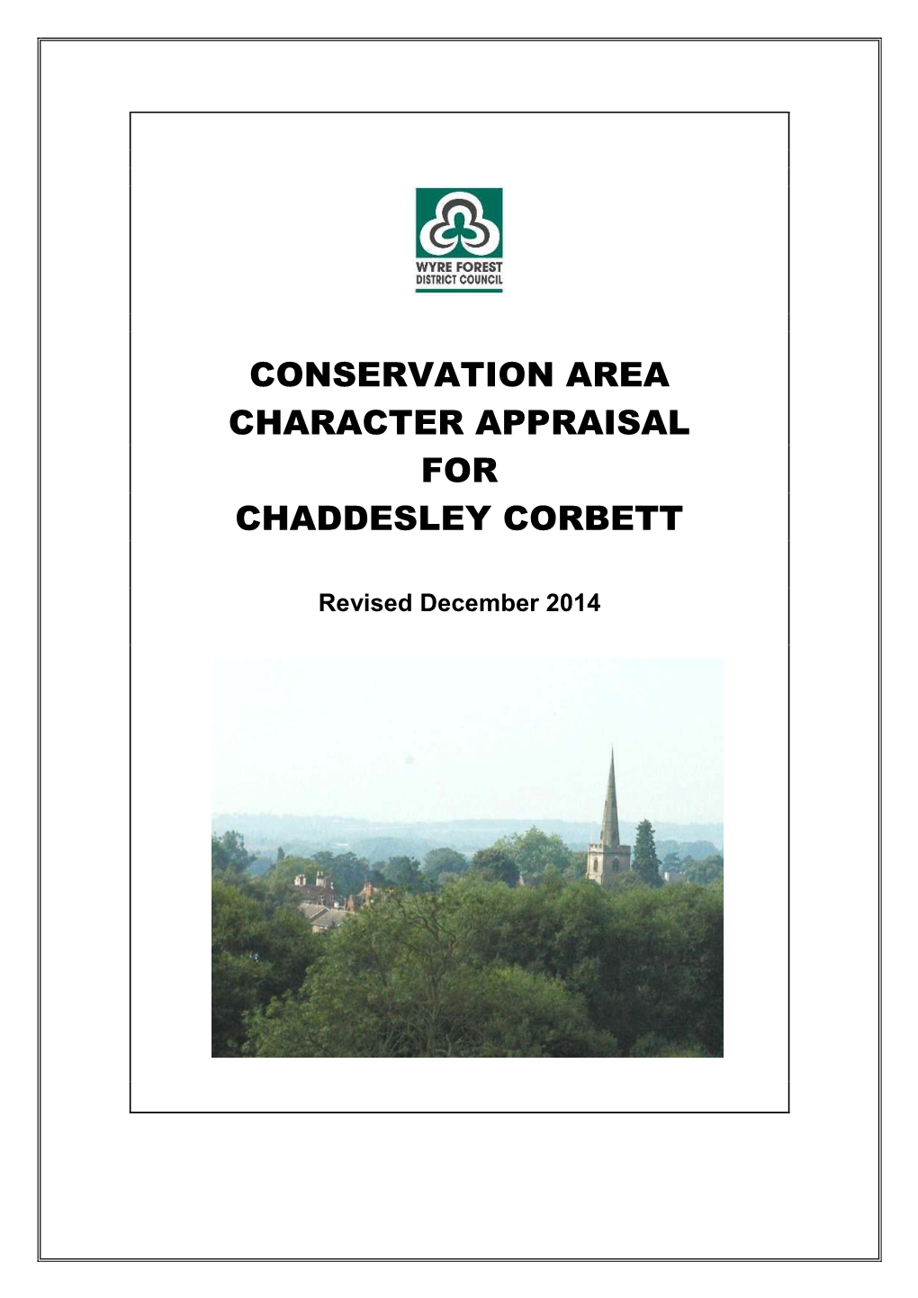 Chaddesley Corbett Conservation Area Appraisal