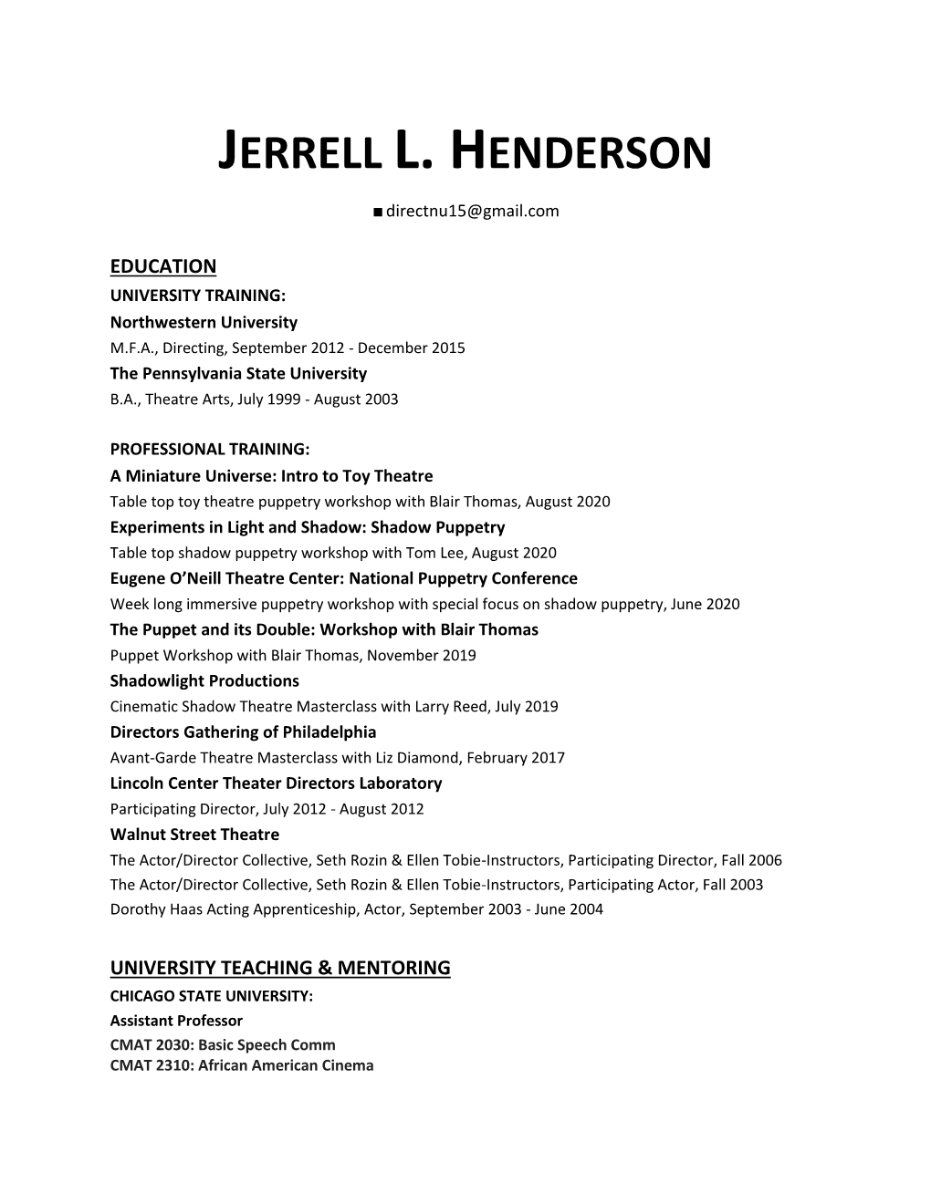 Jerrell L. Henderson