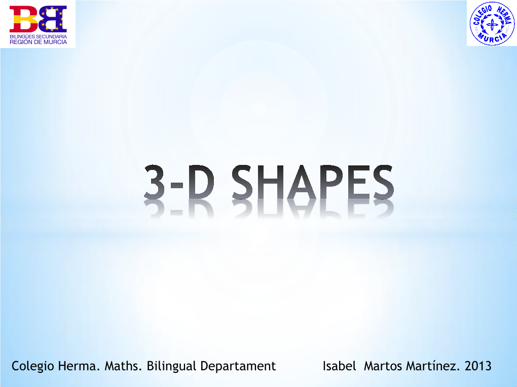 Unit 12: 3-D Shapes