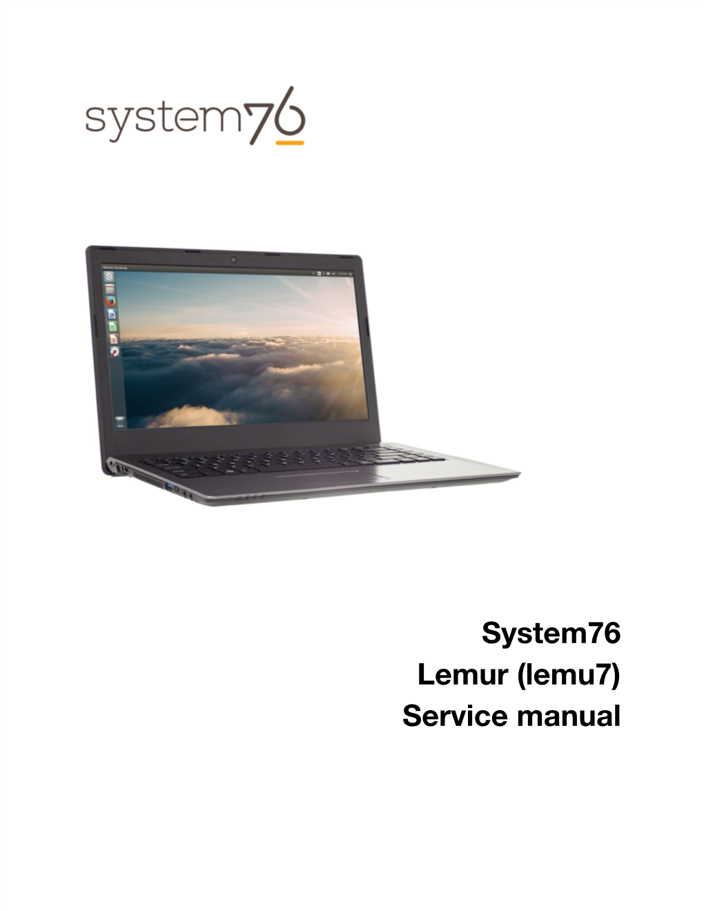 System76 Lemur (Lemu7) Service Manual