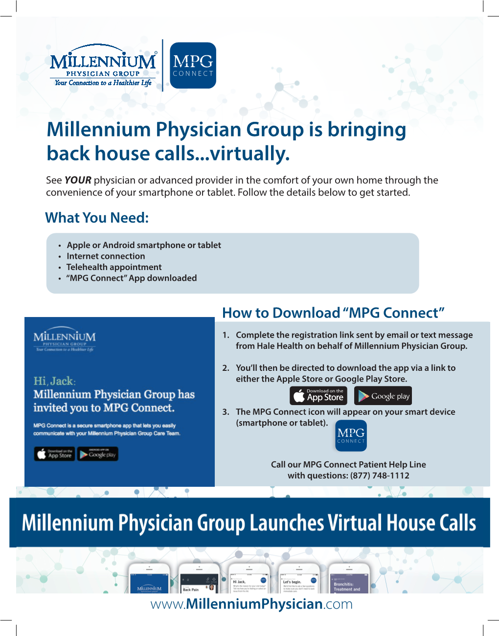 Millennium Physician Group Is Bringing Back House Calls...Virtually