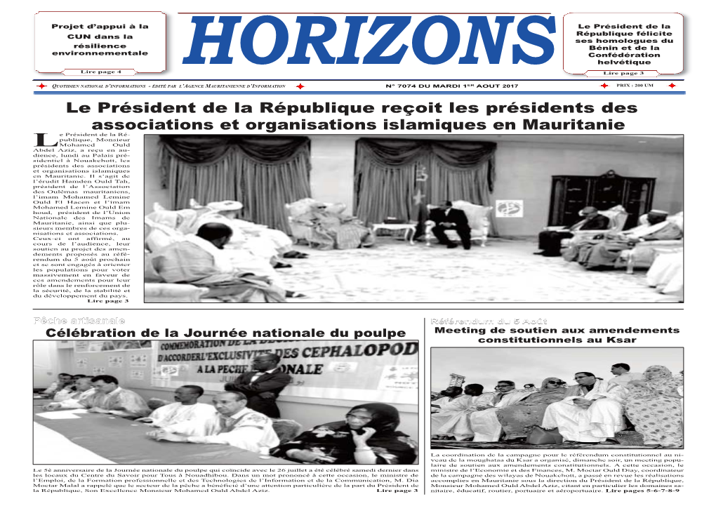 Associations Et Organisations Islamiques En Mauritanie Le