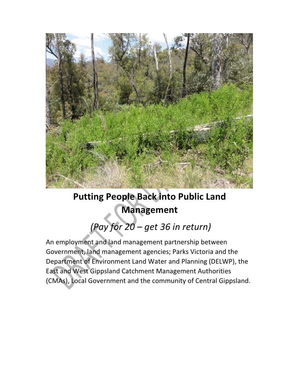 Putting People Back Into Public Land Management