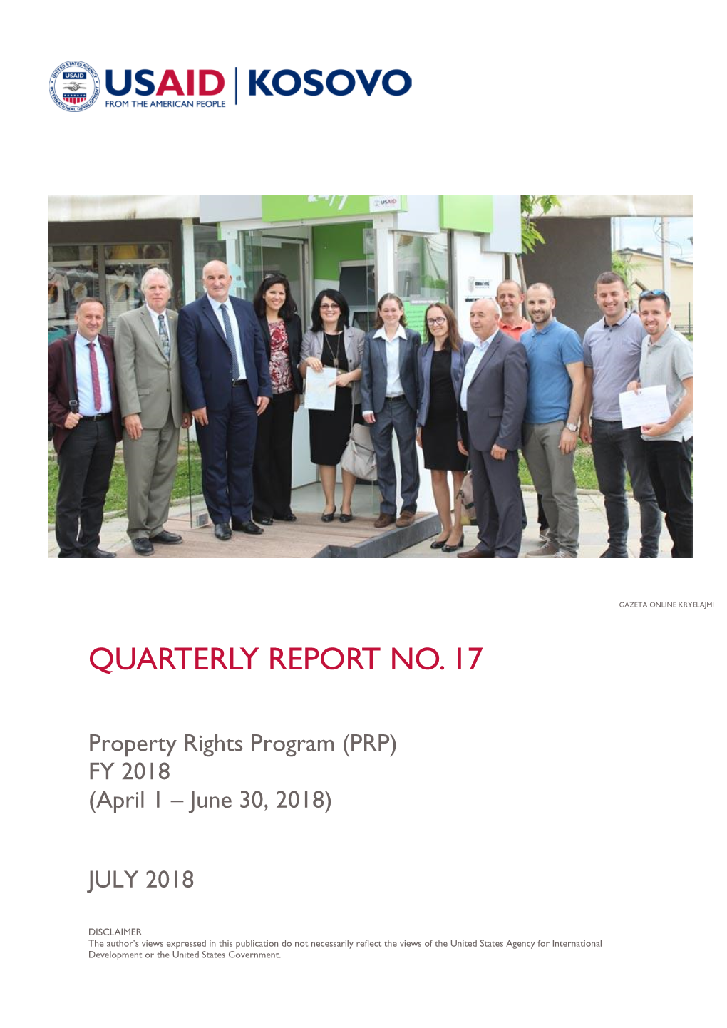 Quarterly Report No. 17