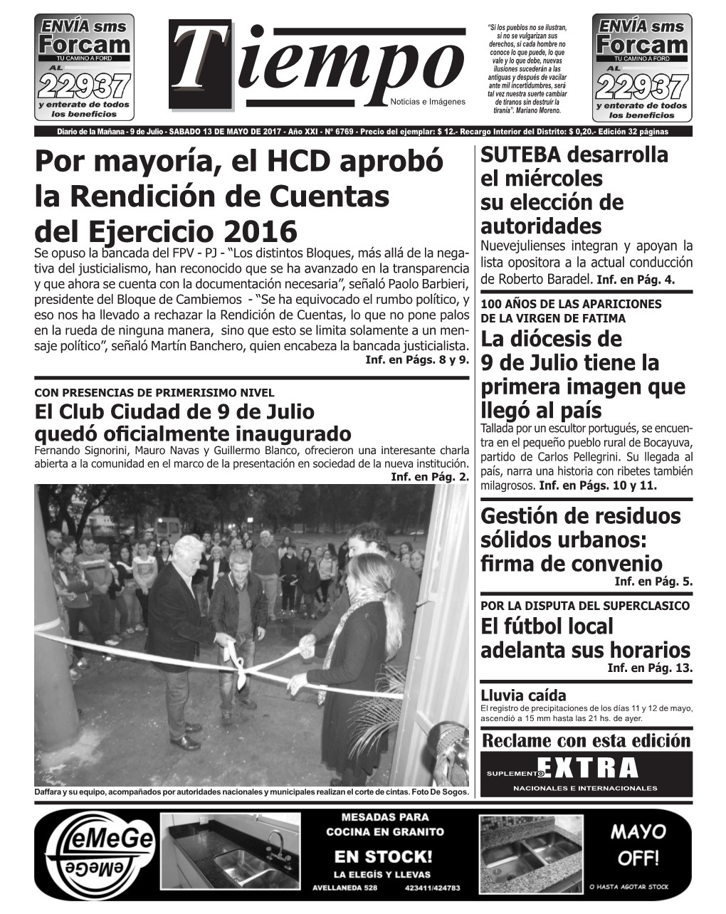Por Mayoría, El HCD Aprobó La Rendición De Cuentas Del Ejercicio 2016 En La Noche Del Jueves, El H