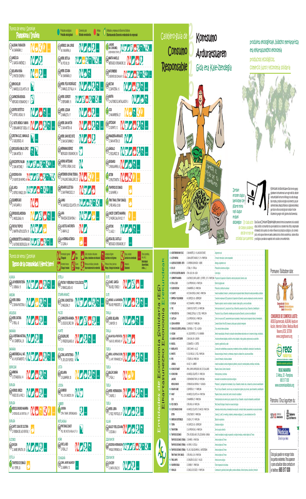 NAVARRA, 6 Eta Elkartasunezko Ekonomia C/ BERNARDINO TIRAPU, 29 Consumo Arduratsuaren 2 ANGÉLICA 18 HERB