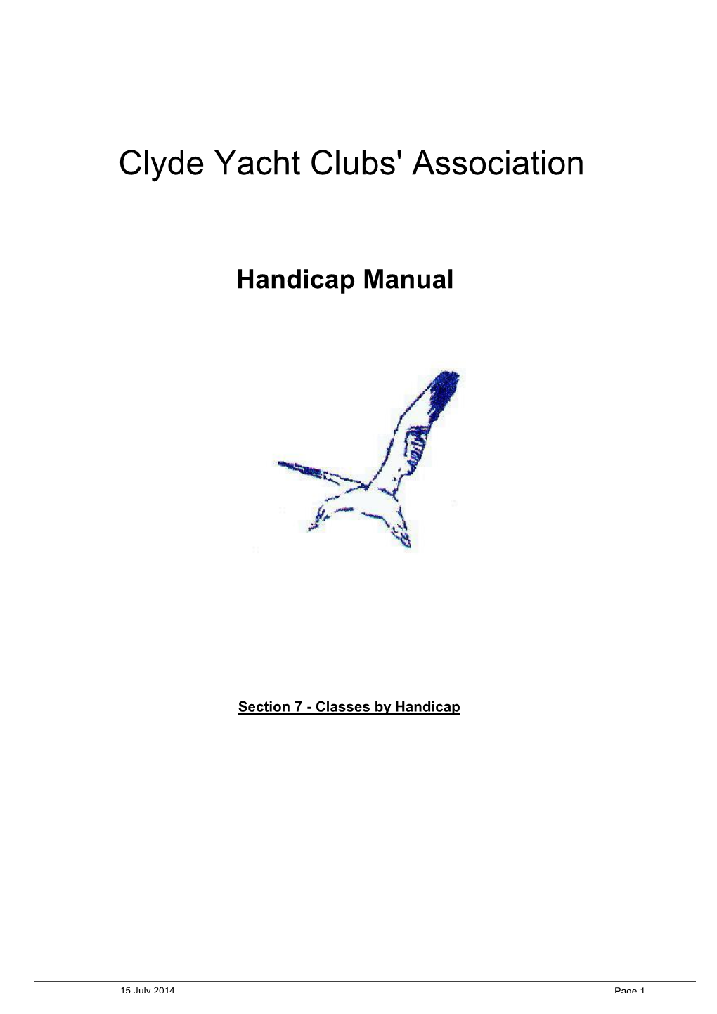 Handicap Manual