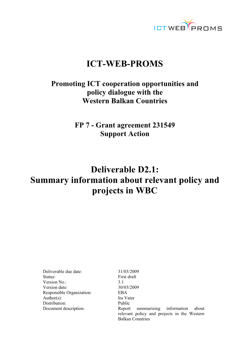 IWP Deliverable