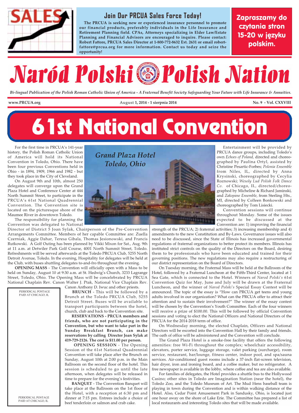 Polish American Festival in Sterling Heights, MI the Continued Development of the Library Catalog and All Departmental Responsibilities