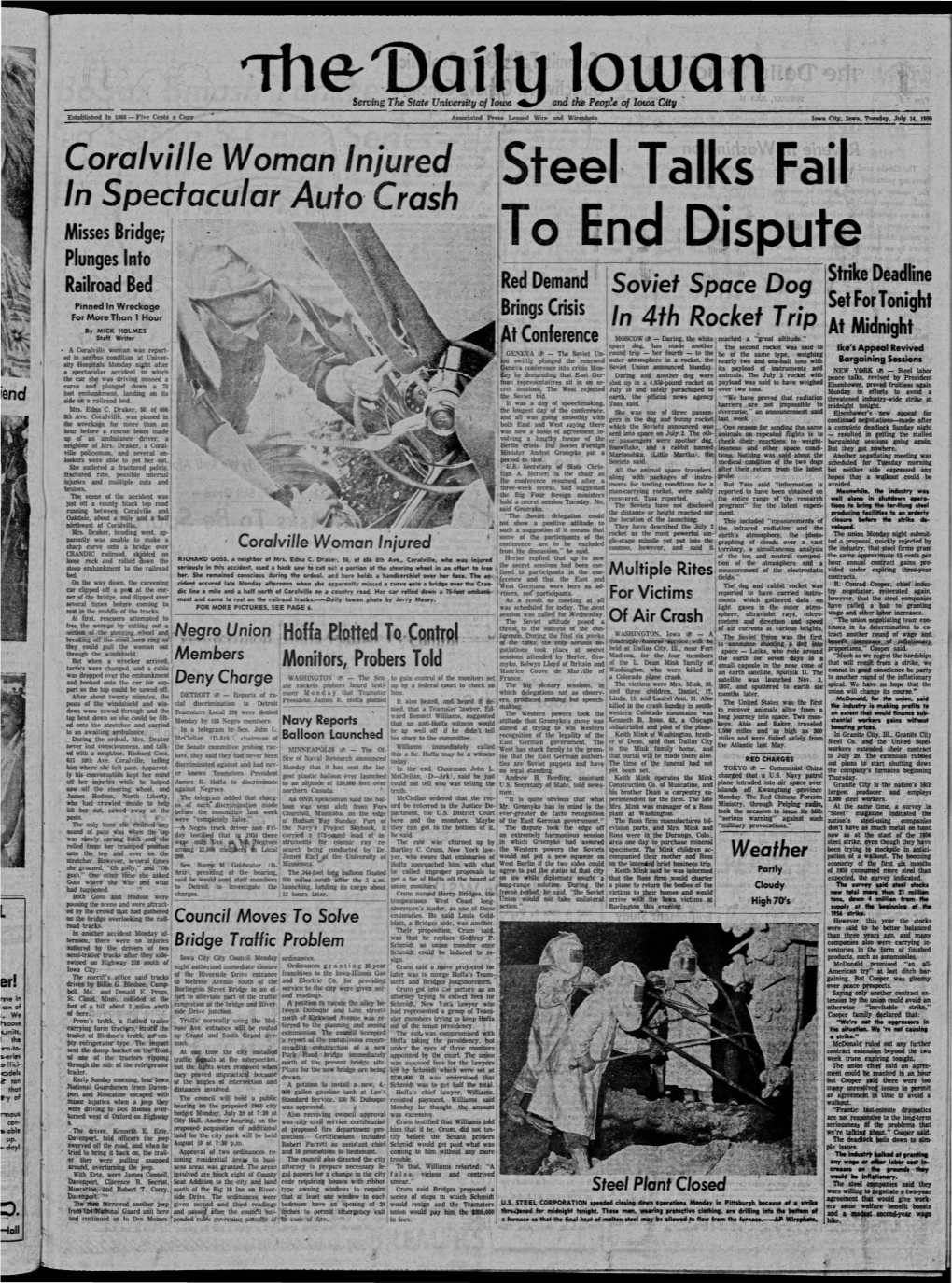 Daily Iowan (Iowa City, Iowa), 1959-07-14