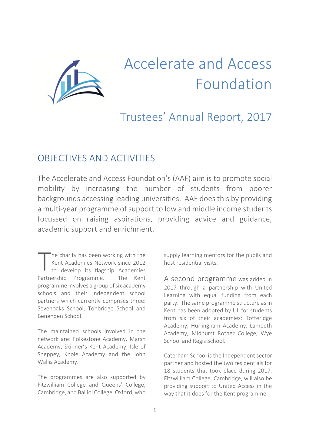 AAF 2017 Annual Report