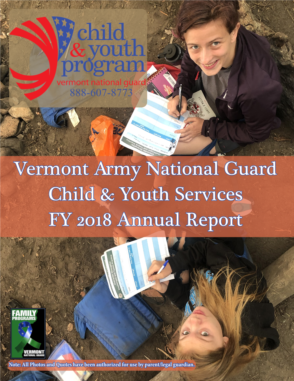 Vermont Army National Guard Child & Youth Services FY 2018 Annual