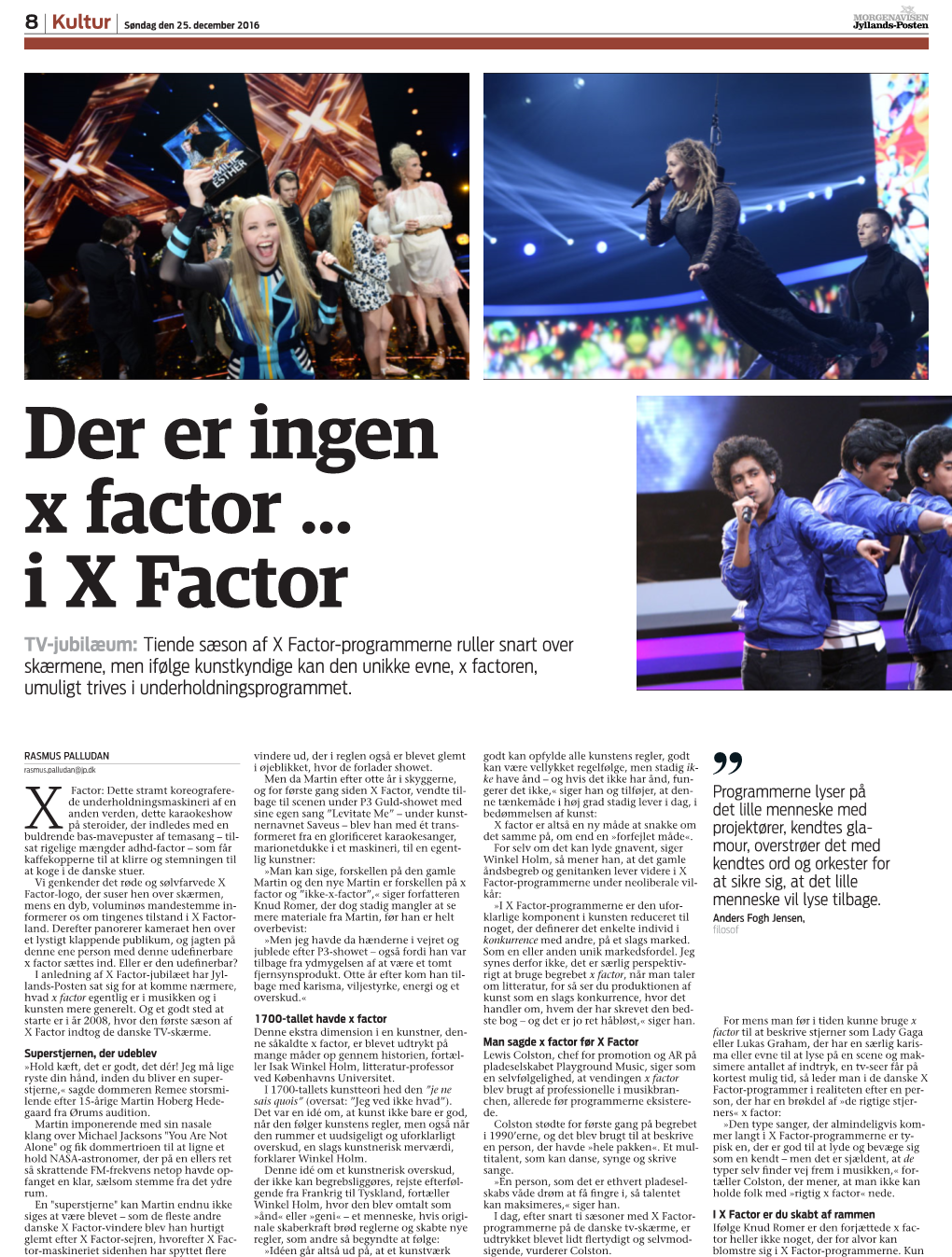 Der Er Ingen X Factor ... I X Factor