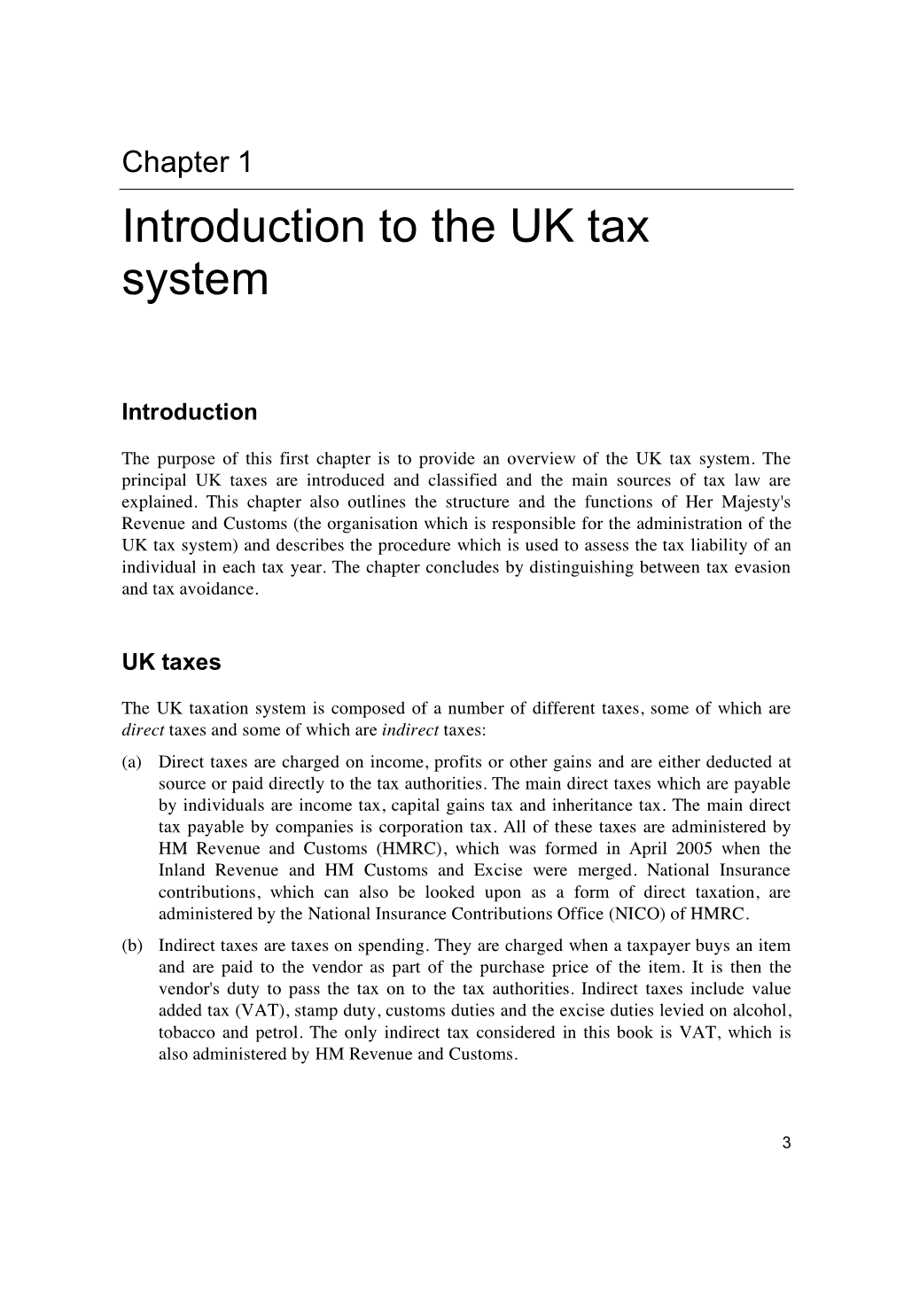 Introduction to the UK Tax System