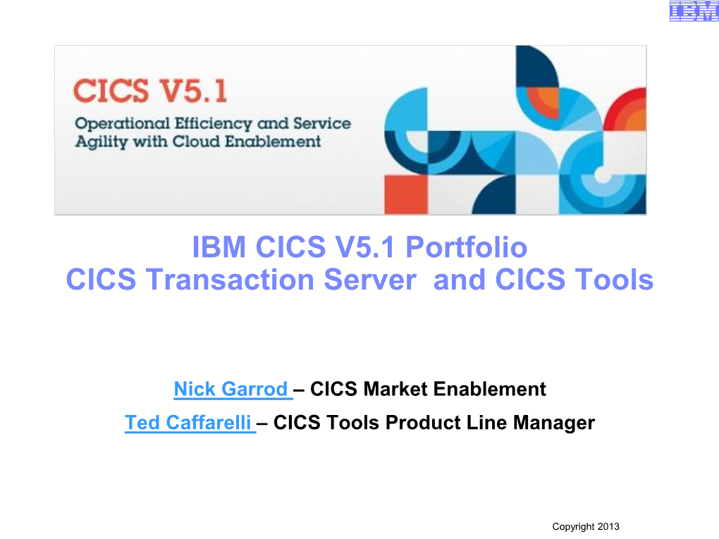 CICS Transaction Server V5.1