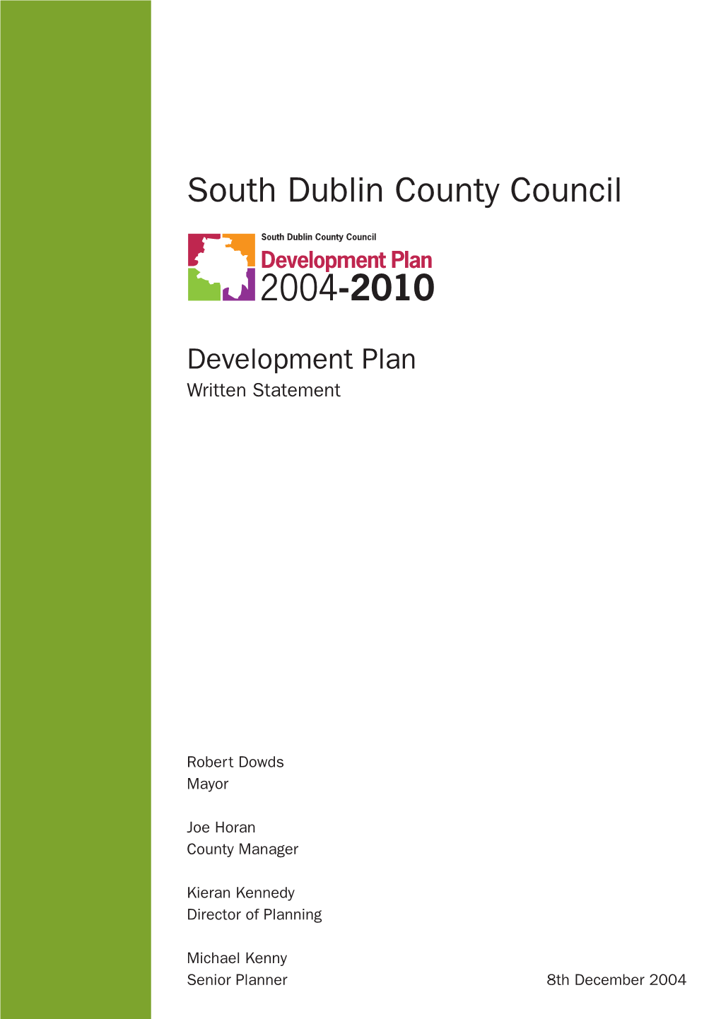 Development Plan Written Statement