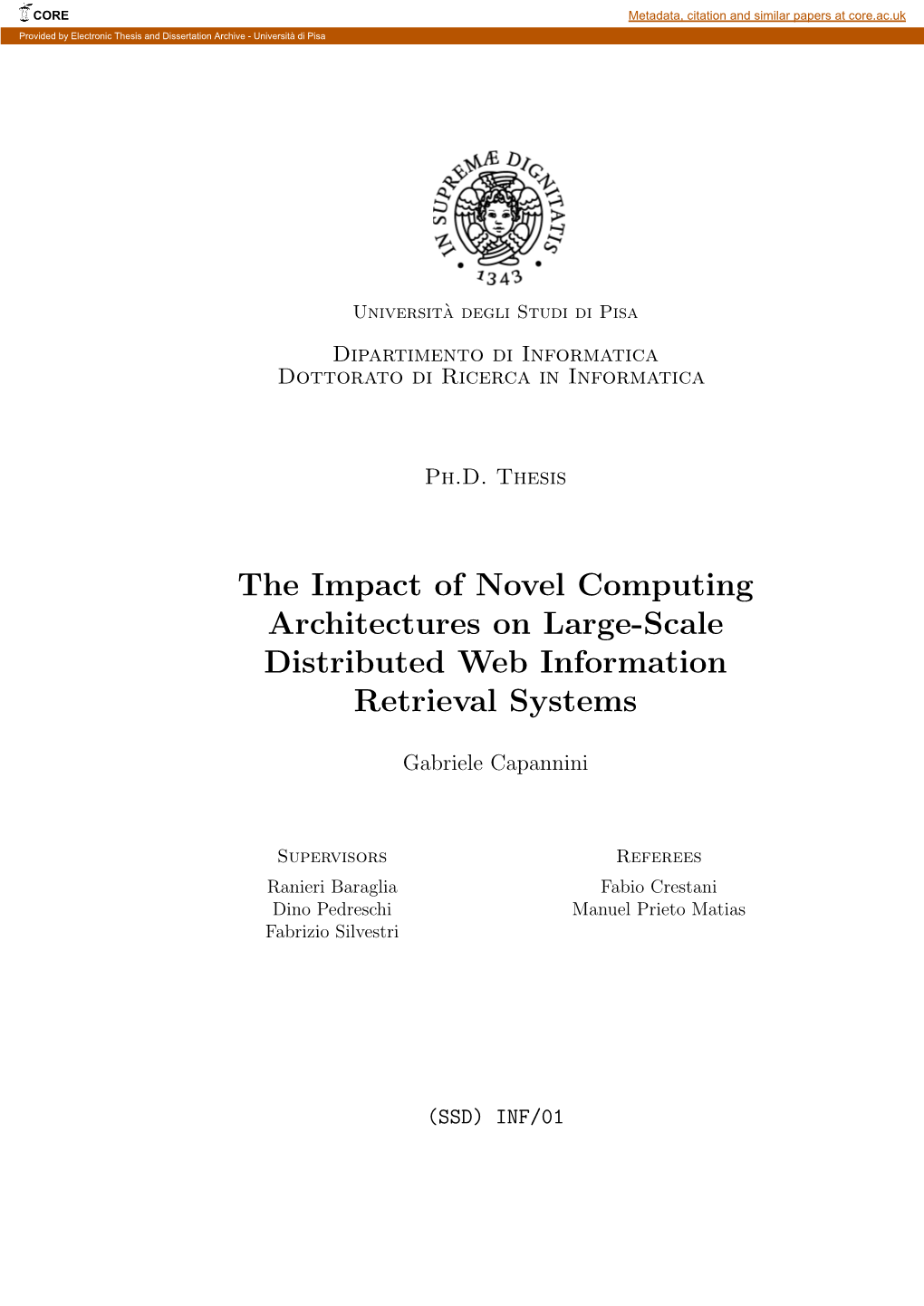 The Impact of Novel Computing Architectures on Large-Scale Distributed Web Information Retrieval Systems