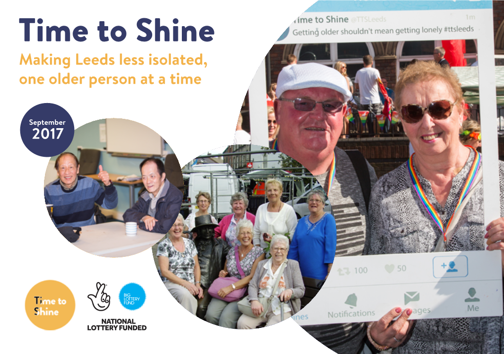 Time to Shine Making Leeds Less Isolated, One Older Person at a Time