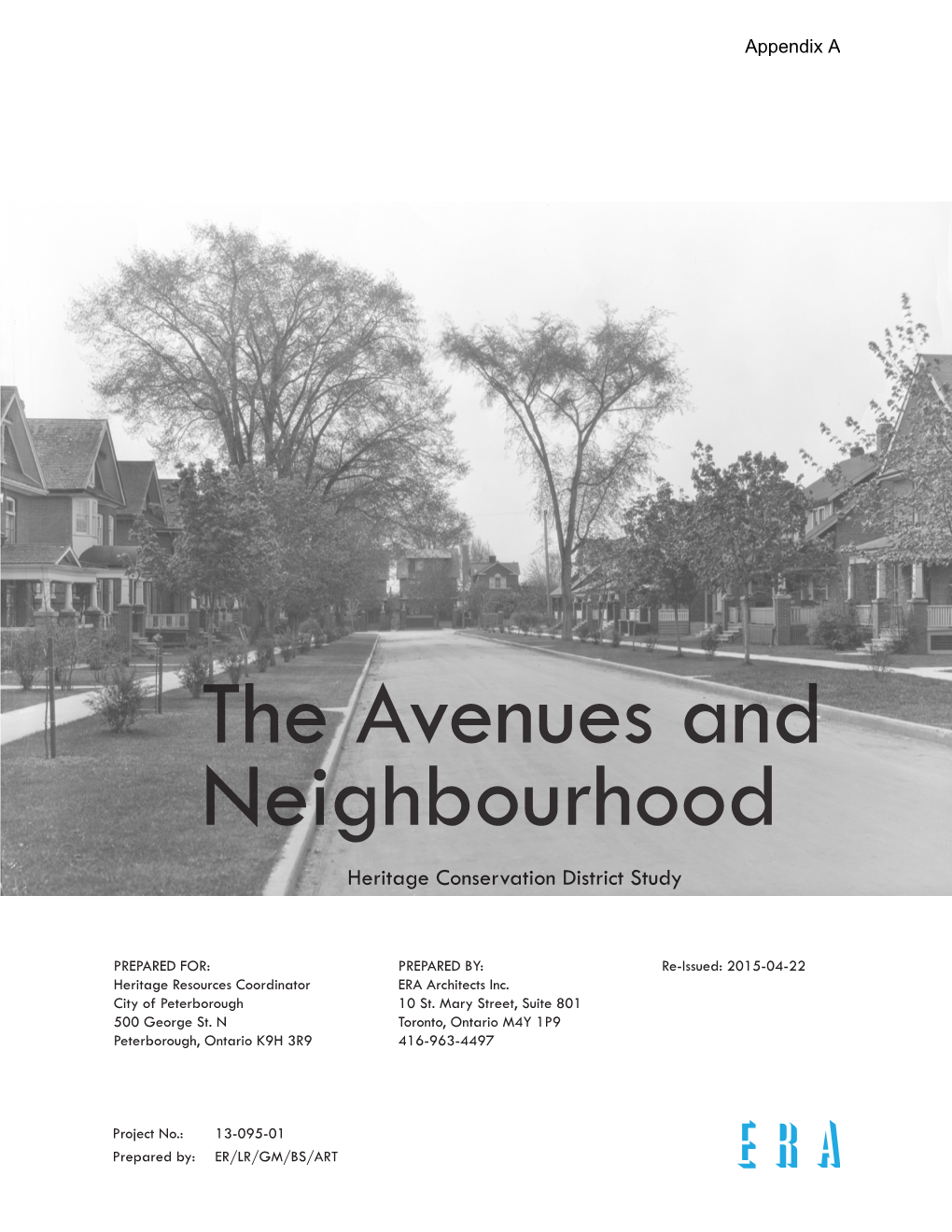 The Avenues and Neighbourhood Heritage Conservation District Study