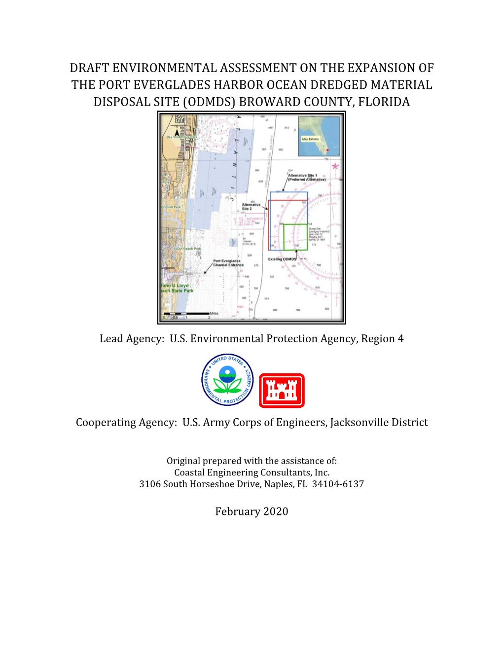 Modification of the Port Everglades Habor Ocean Dredged Material