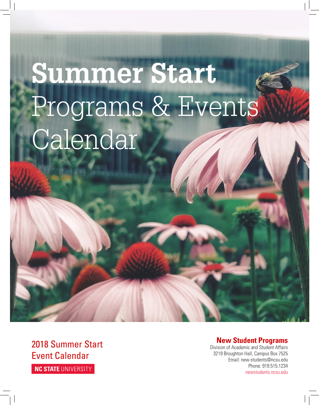 Summer Start Programs & Events Calendar