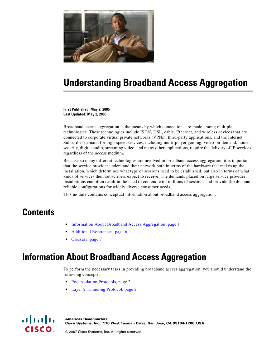 Understanding Broadband Access Aggregation