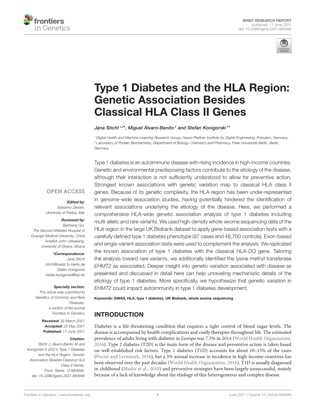 Genetic Association Besides Classical HLA Class II Genes