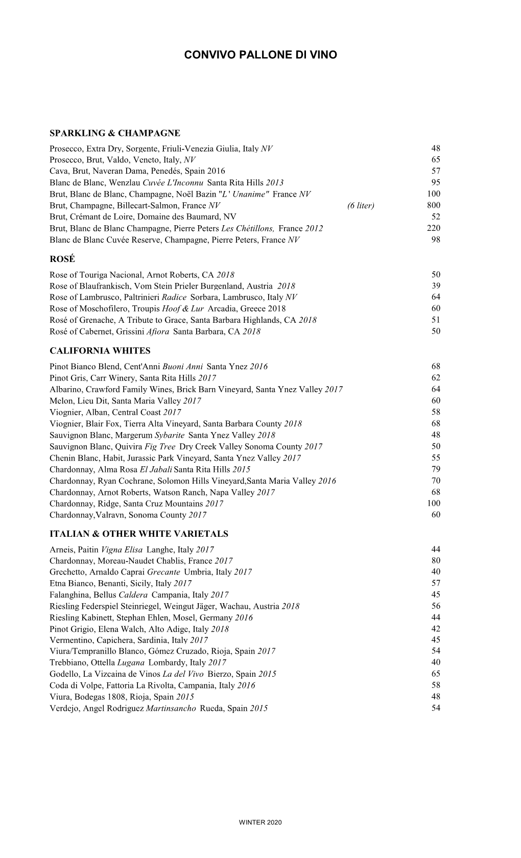 Wine List New 11.02.19