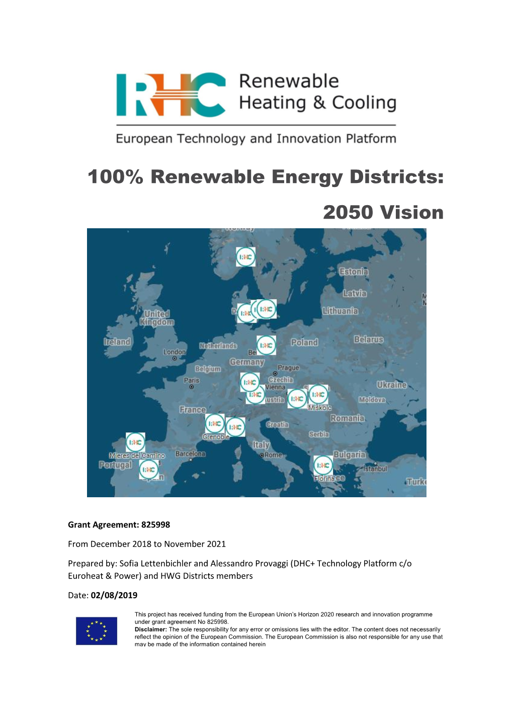 100% Renewable Energy Districts: 2050 Vision