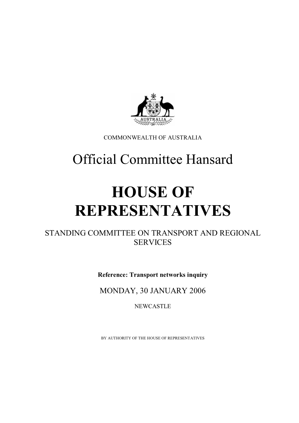 Official Committee Hansard