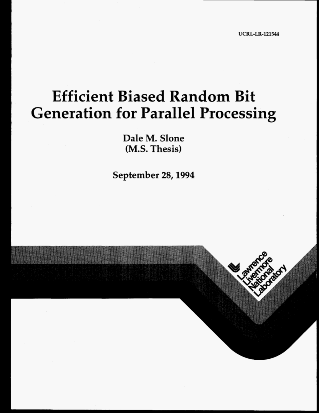Efficient Biased Random Bit Generation for Parallel Processing