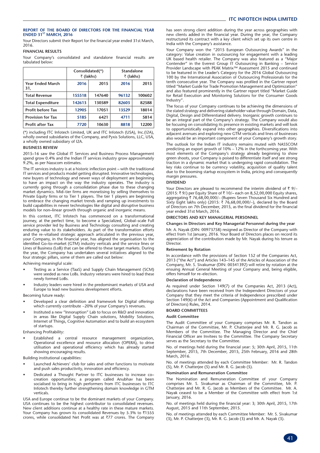 Itc Infotech India Limited