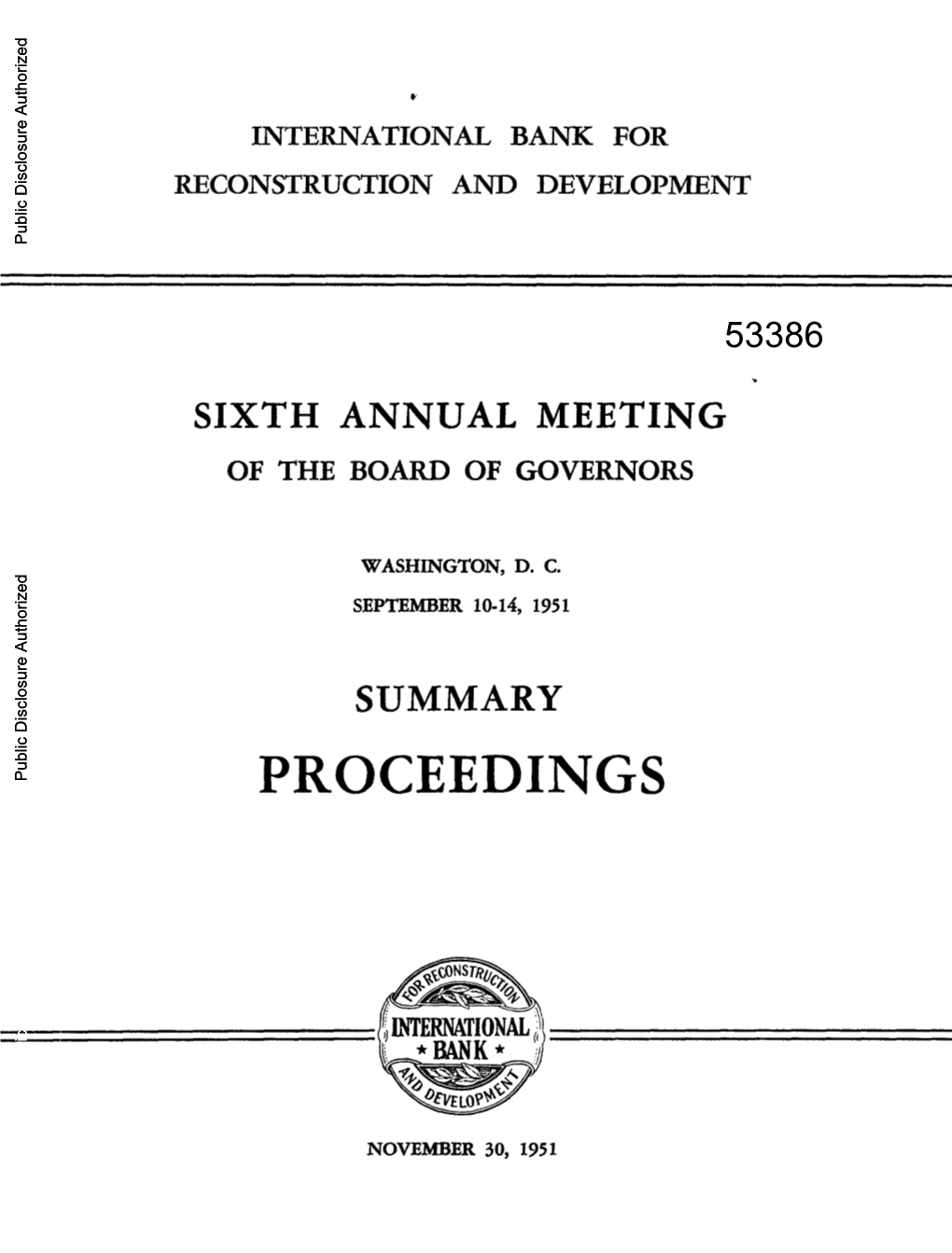 World Bank Document