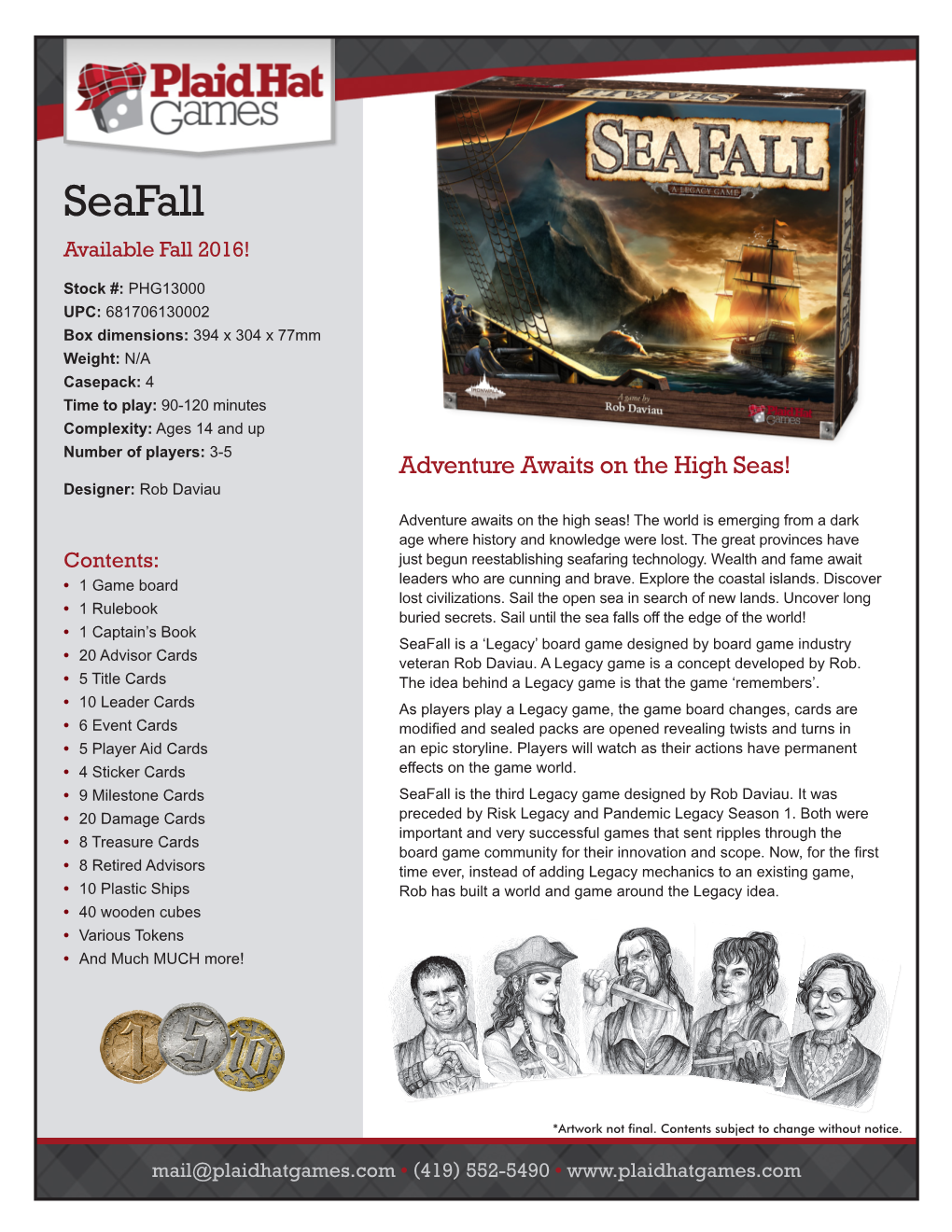 Seafall Available Fall 2016!