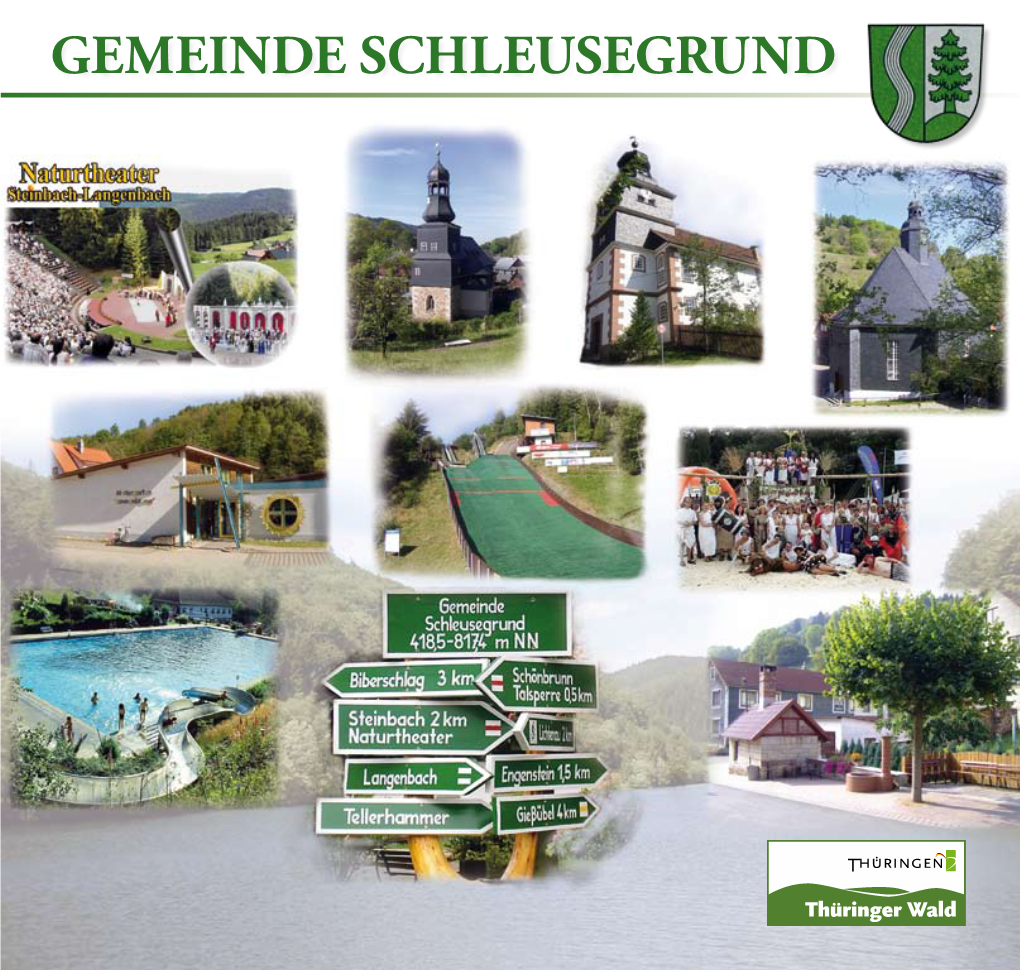 Bürger-Informationsbroschüre Der Gemeinde Schleusegrund